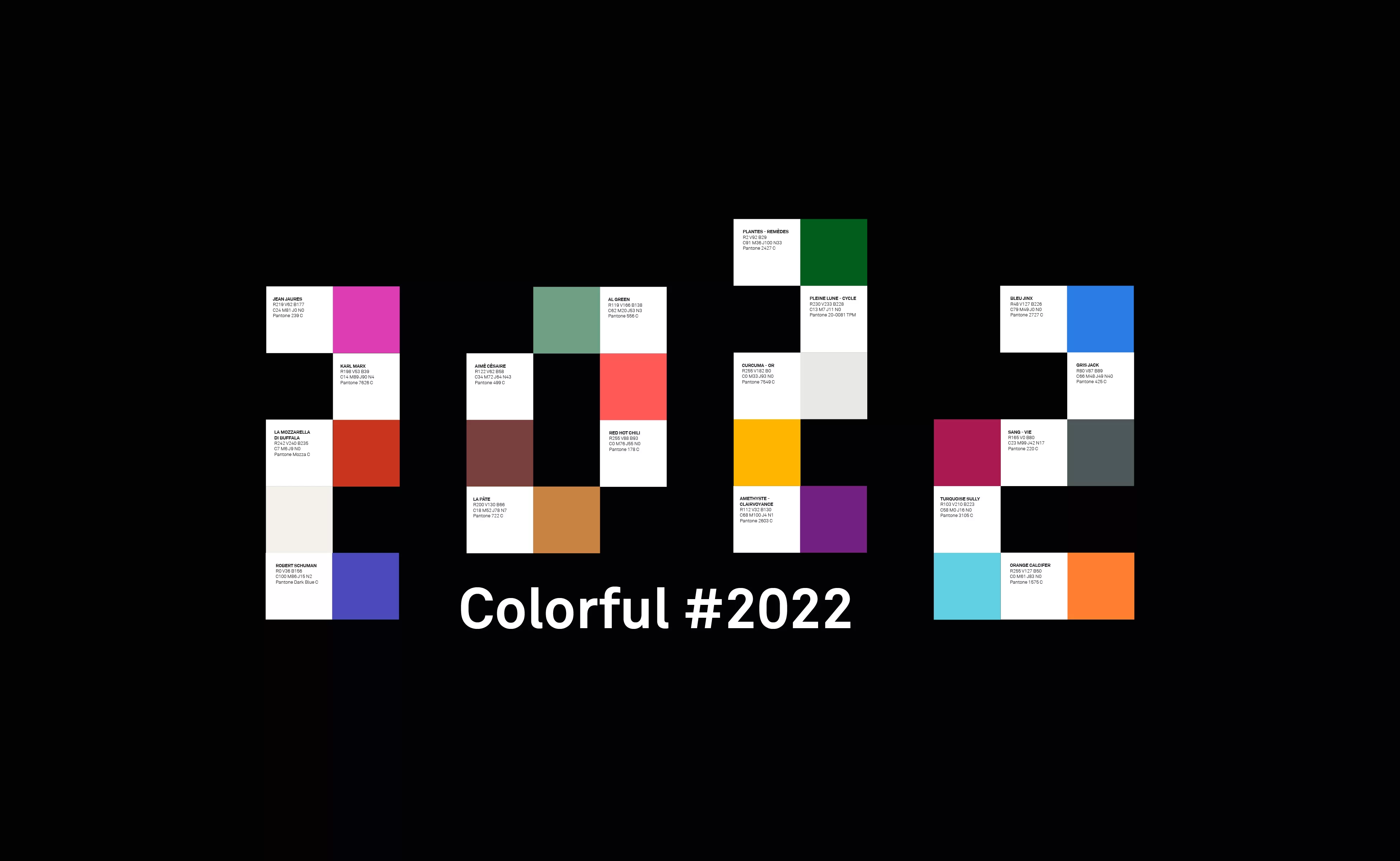 Colorful 22 Colorful #2022 - Graphéine branding, stratégie et design de marque