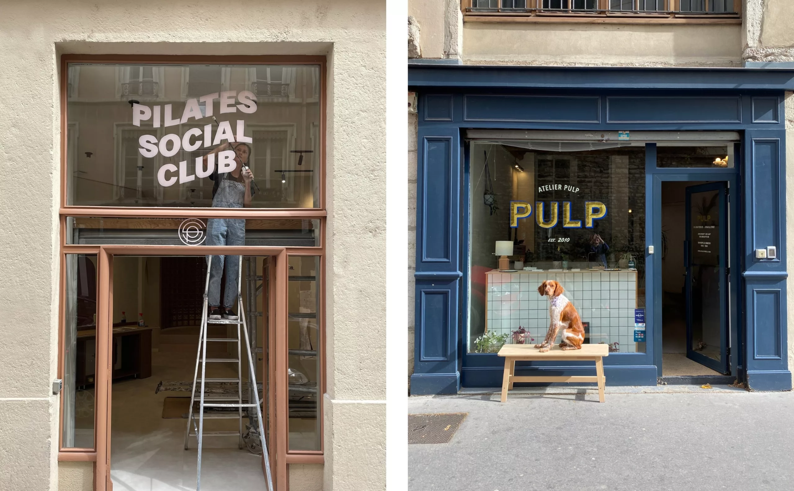 peinture-vitrines-cheerletter-Lyon